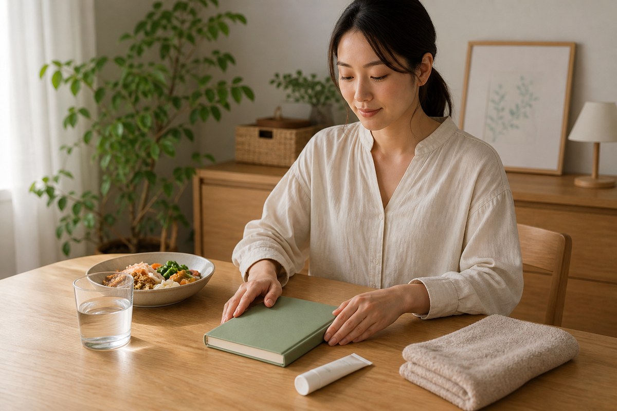 薬の維持と生活習慣・肌環境の見直しを続ける日本人女性